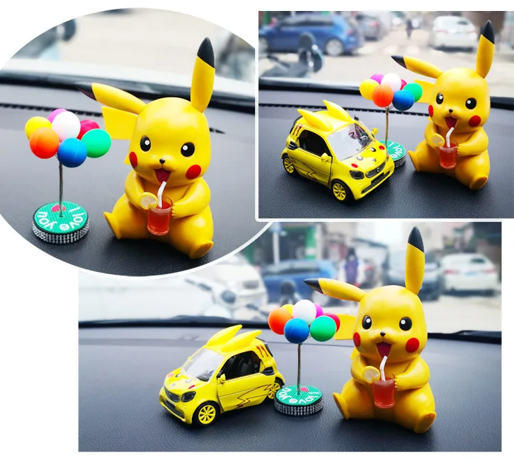 TAKARA TOMYMagic Baby picachu pet эльф карманный монстр игрушка кукла украшение автомобиля мультфильм автомобиль аксессуары для интерьера