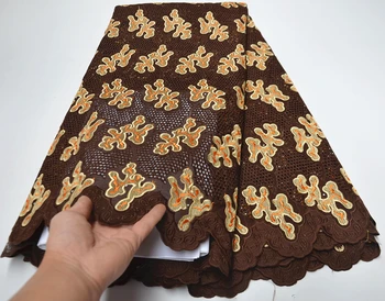 

swiss voile lace in switzerland african lace fabric high quality 5yards embroidery swiss dry lace cotton fabric for dress PS-B9