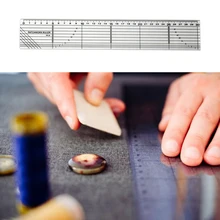 Przezroczyste akrylowe kołdra linijka Patchwork szycie linijki odzież narzędzia rzemieślnicze DIY patchworkowa linijka krawieckie szycie linijki Accs tanie i dobre opinie winnereco Other CN (pochodzenie)