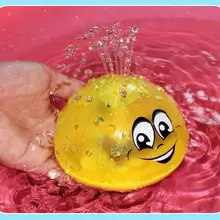 Kuulee Игрушки для ванны спрей свет воды поворот бассейн для душа детские игрушки для малышей плавание вечерние ванная комната светодиодные игрушки