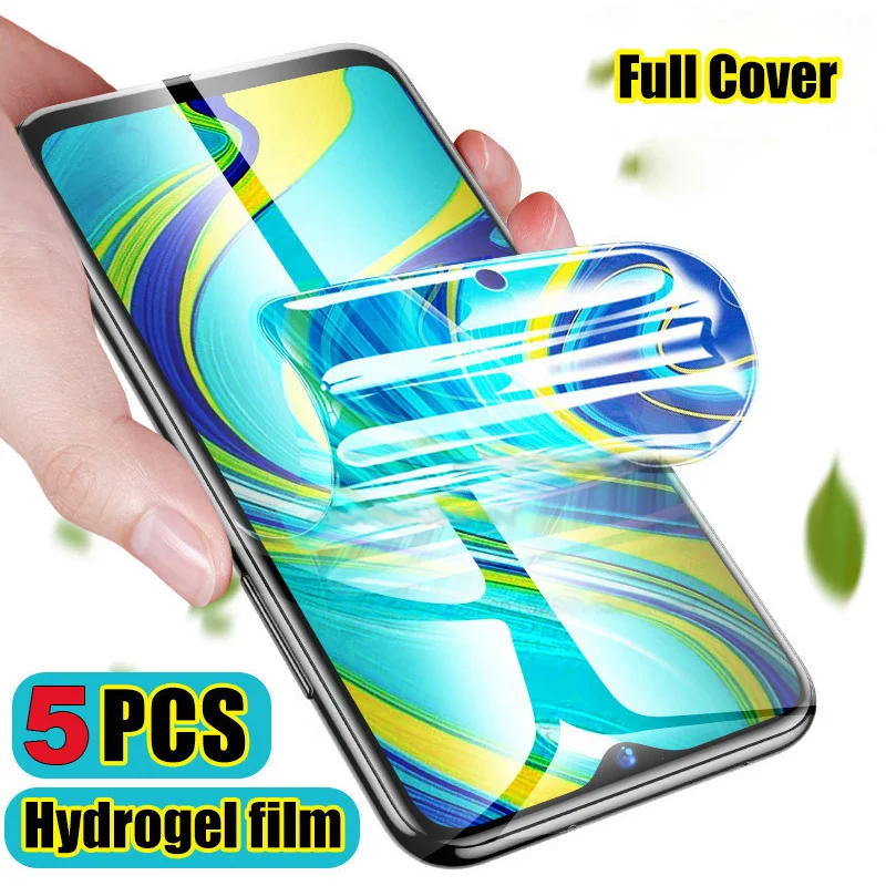 

on Redmi Note 9 pro Hydrogel film for Xiaomi Redmi Note 9S 7 8 pro 8T Screen Protector RedMi 9 9A 9C 7 7A 8 8A Protective Flim