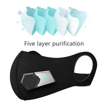

Smart Dust-proof Electric Mask Anti-Pollution Anti Dust Respirator PM2.5 Filter 23GE