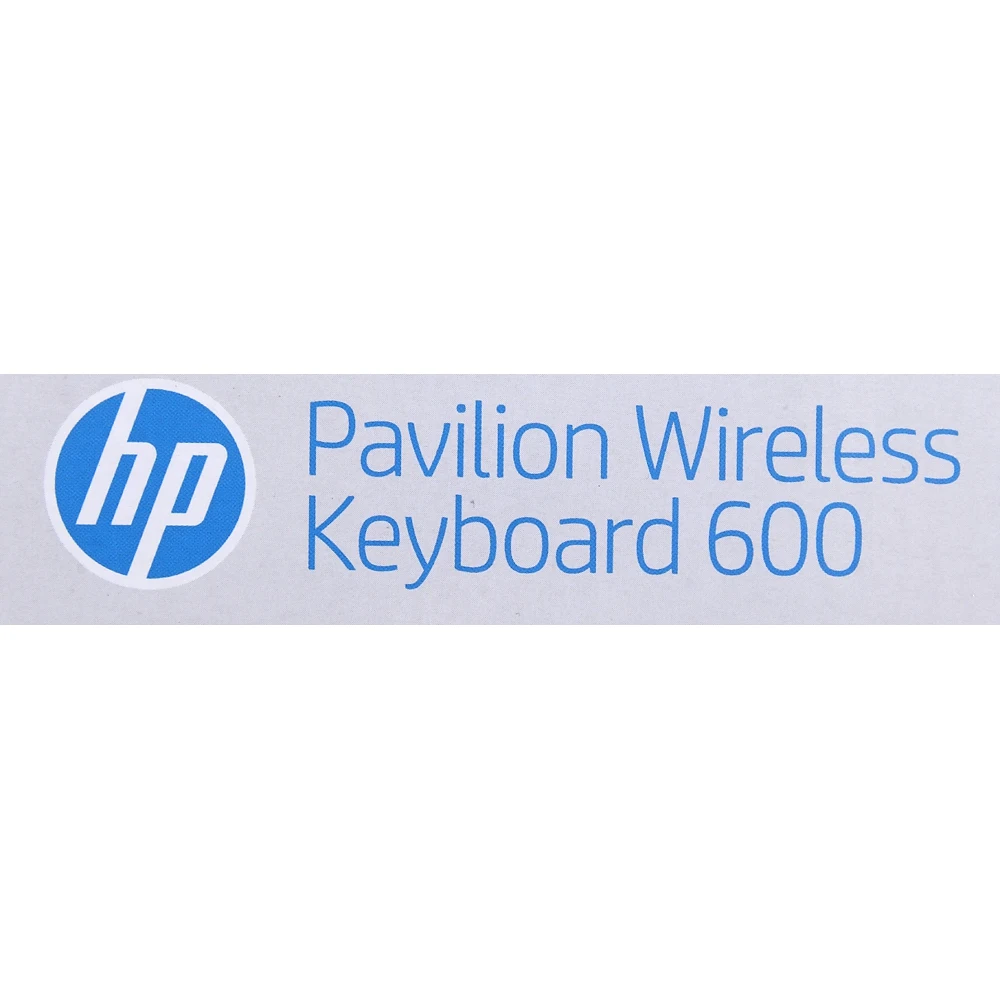 Клавиатура HP Pavilion 600 белый USB беспроводная slim
