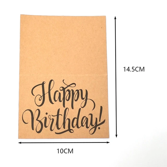 Enveloppes en papier kraft 4 x 6 pour fête prénatale, fête d'anniversaire,  invitations de mariage (lot de 4,6 x 6,3 en 50) 