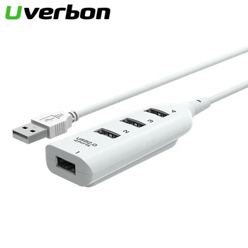 

4 Ports USB 2.0 Splitter Cable High Speed USB HUB USB Extender USB Splitter Adapter For Computer Desktop Notebook Laptop