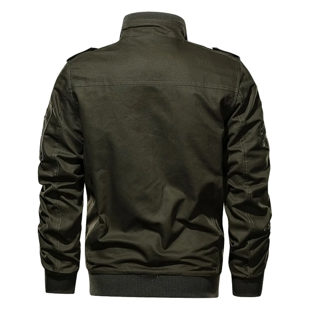 Military Jacket Men Autumn Jacket Coat Tactical Jacket Men Multi Pocket Cargo Jacket Men's Clothing jaqueta masculino#4