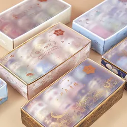 Foli – lot de 20 bandes adhésives Washi dorées, Vintage, de luxe chinois, pour masquage, décoratif, papeterie pour journal intime, Scrapbook 