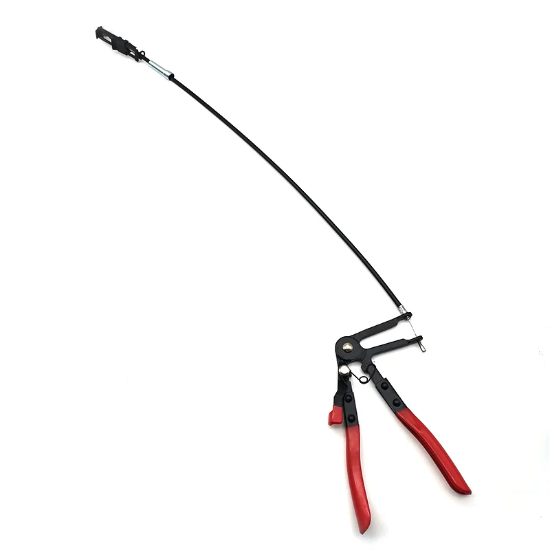 Flexible Hose Clamp Plier Hand Repair Tool Car Brake Fuel Water Pipe Long Reach