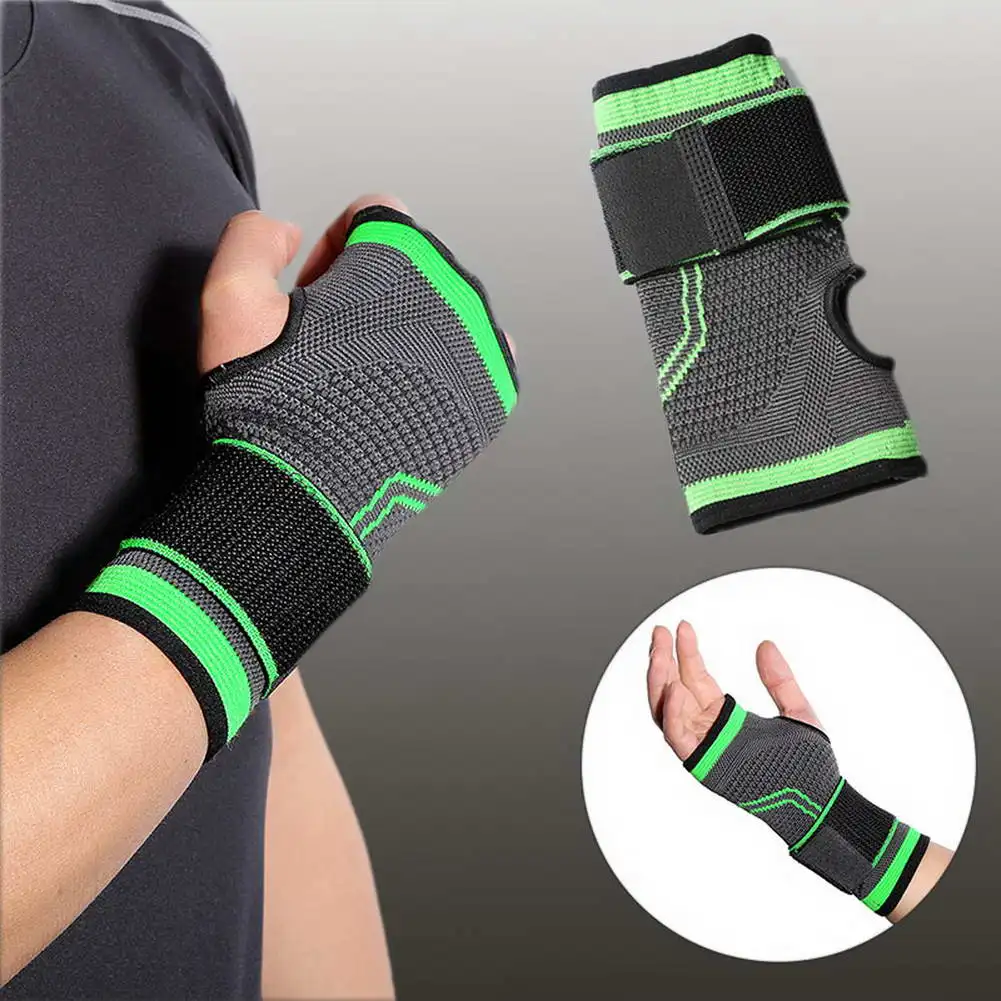 

Sports Knitting Wrist Brace Wrist Splint Guards Support Protector Weightlifting BB55