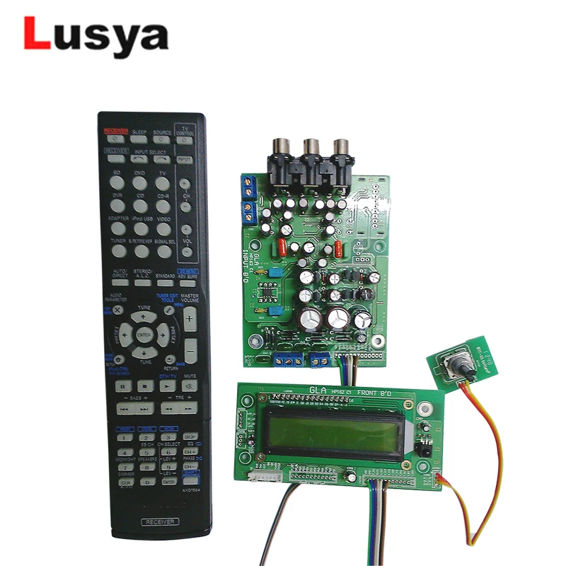 HiFi Infrared Remote Control Volume Control Adjust audio Amplifier Preamp Board Input Selection Tone Board With Display T0914 HiFi Infrared Remote Control Volume Control Adjust audio Amplifier Preamp Board Input Selection Tone Board With Display T0914