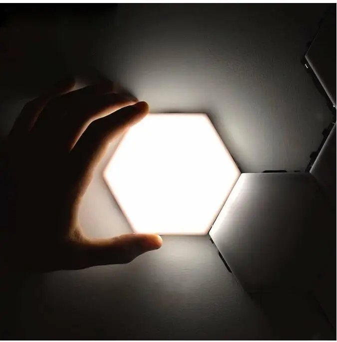  2019 New Bing vision Touch Sensitive LED Panel Light Modular Hexagonal LED Magnetic Lights painel L - 4000277459891