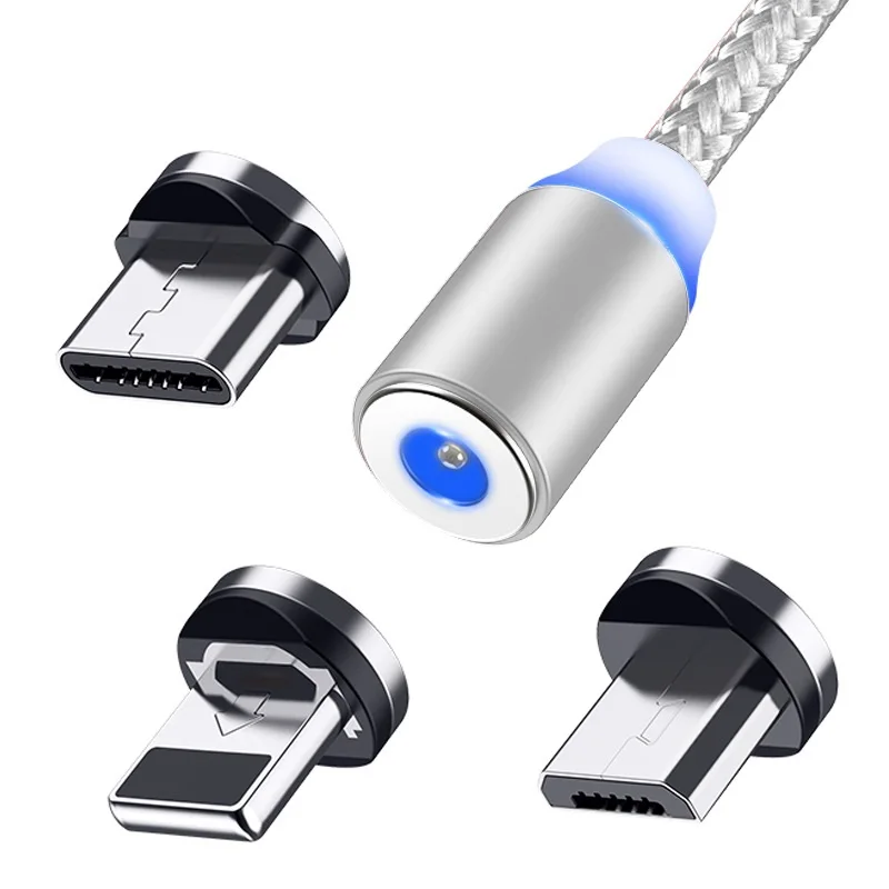 Магнитный кабель Micro usb Type-C для быстрой зарядки 1 м зарядный c iphone 11 X Xr usb-кабель |
