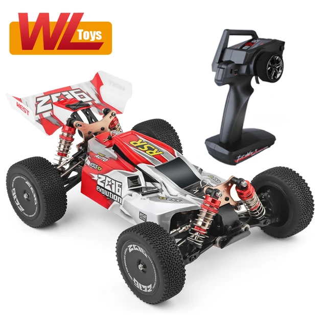 $59.5 WLtoys 144001 A959 2.4G Racing RC Car 70 KM/H Metal Chassis 4WD Electric High Speed  Off-Road Drift Remote Control Toys