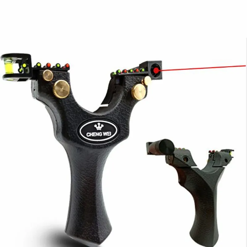 

2020 New Resin Laser Falcon Spirit Level Quick-Pressure Elasticity Rack Flat Leather Polycarbonate Super Hard Outdoor Slingshot