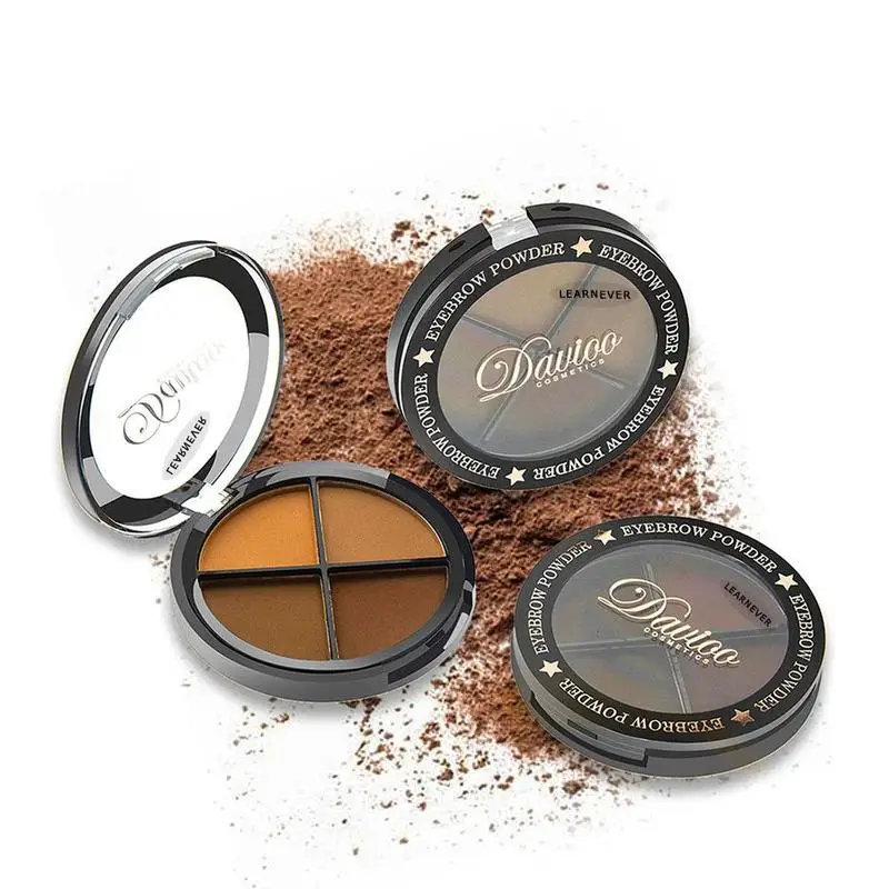 4 Colors Eyebrow Powder Palette Waterproof Shade For Eyebrows Enhancer Cosmetic Natural Eye Brows Shadow Cake Beauty Kit 4 Colors Eyebrow Powder Palette Waterproof Shade For Eyebrows Enhancer Cosmetic Natural Eye Brows Shadow Cake Beauty Kit