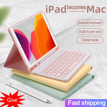 

Tablets iPad 9.7 2017 2018 2019 10.2 5th 6th 7th Generation Bluetooth Keyboard Mouse Case for iPad Air 1 2 Pro 9.7 10.5 11 Cover
