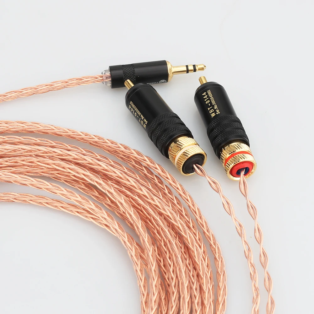 Высокое качество 2 rca к 3 5 мм hifi 1 Аудио Видео кабель с OFC Чистый медный аудио
