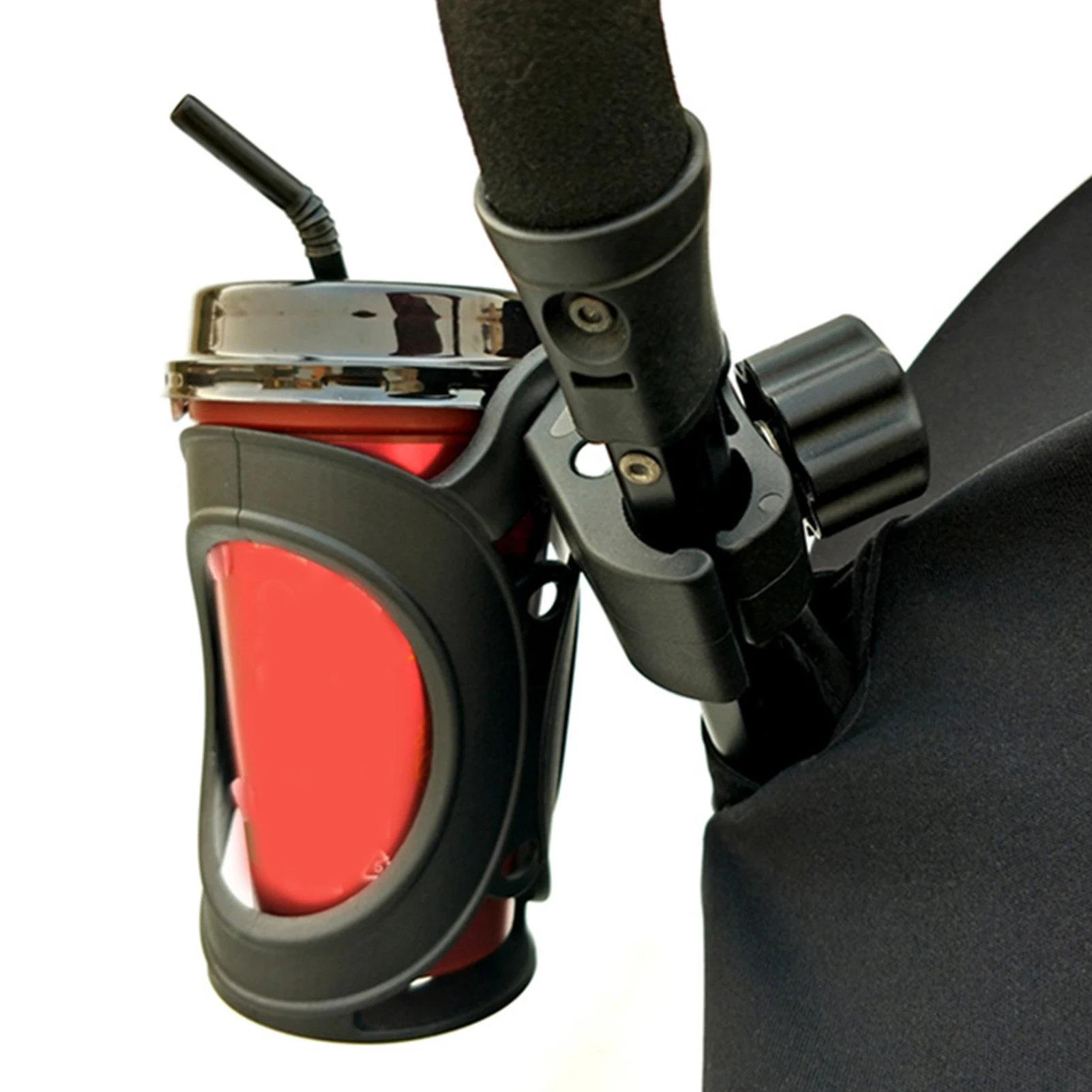 Soporte de vaso para cochecito de bebé, evita derrames, estable para usar, estante para botellas de leche, soporte para botella de bicicleta, accesorios para cochecito infantil