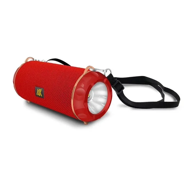 AK117 светодиодный светильник-вспышка Bluetooth Портативная Беспроводная колонка Boombox громкий динамик Xtreme FM радио TF карта USB музыка - Цвет: Red