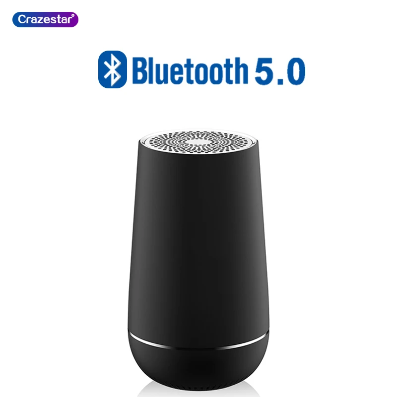 

TWS Portable Metal Bluetooth 5.0 Speaker 3D Bass Surround Sound HIFI Loudspeaker Support AUX TF Handfree MIC Subwoofer