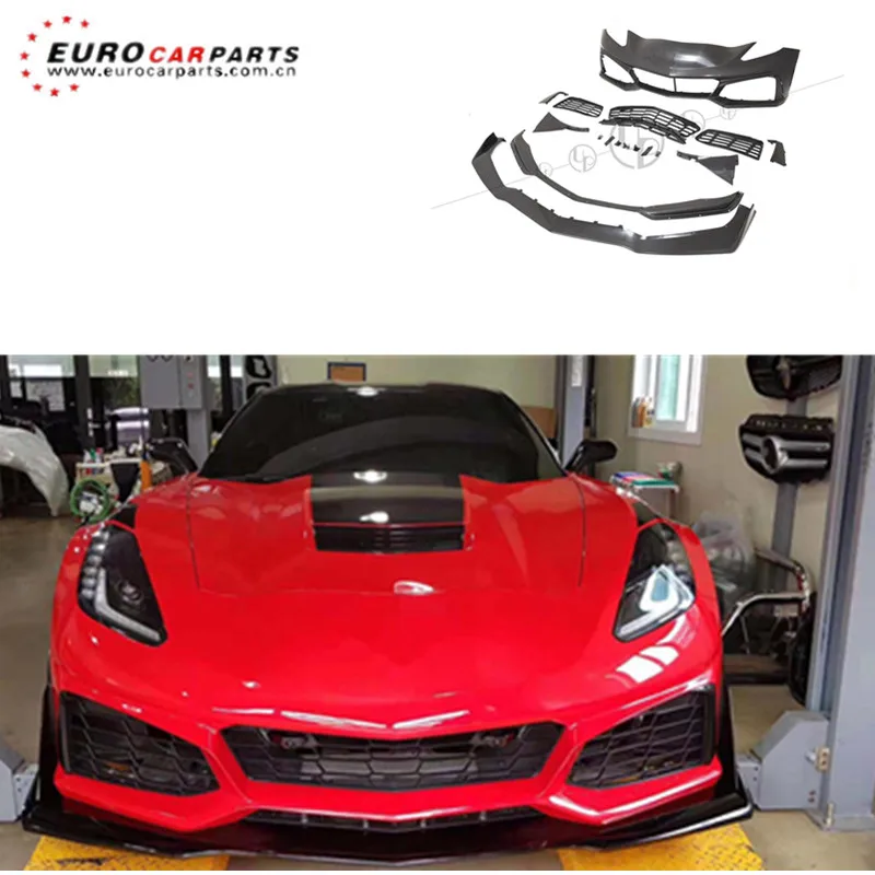 Год C7 передний бампер подходит для C7 ZL1style бодикит передний бампер