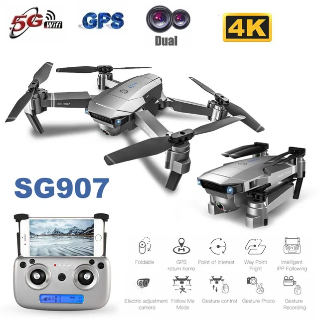 $US $54.50 SG907/SG901 5G GPS Drone 4K selfie professional Quadrocopter with Camera HD Remote Control Helicopt