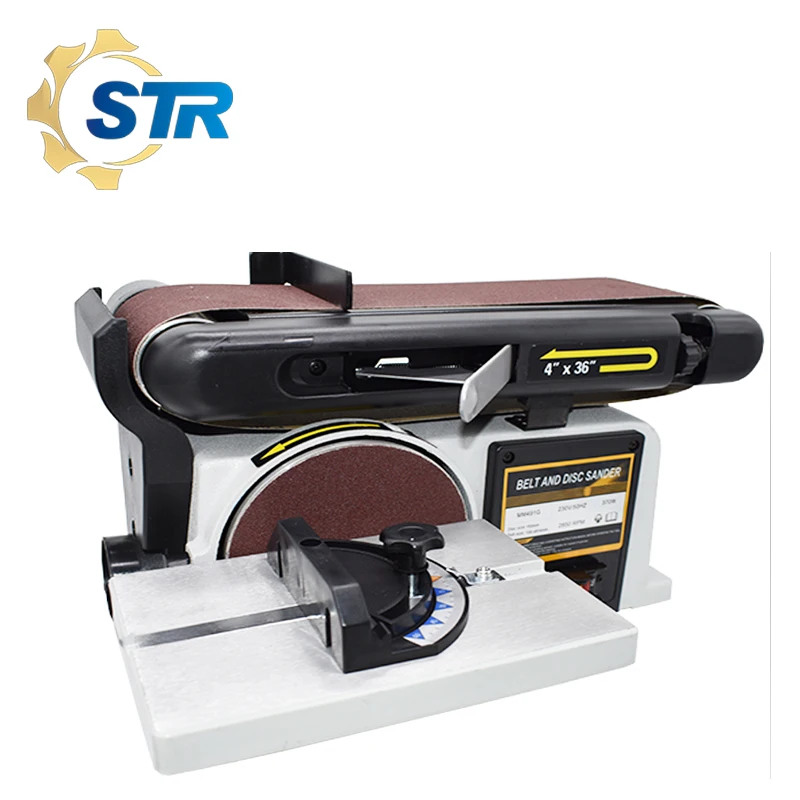 

High efficiency Woodworking Sanding Disc Vertical Polishing & Grinding Machine Electric Belt Disc Sander