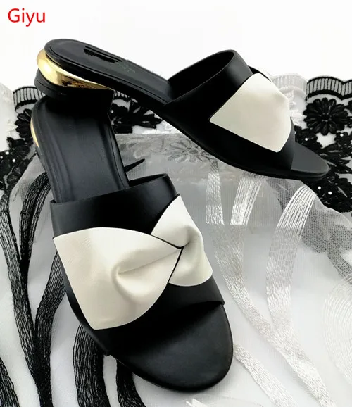

doershow 2019 Very fashion design black Noble European African women Sandals ! HGG1-5