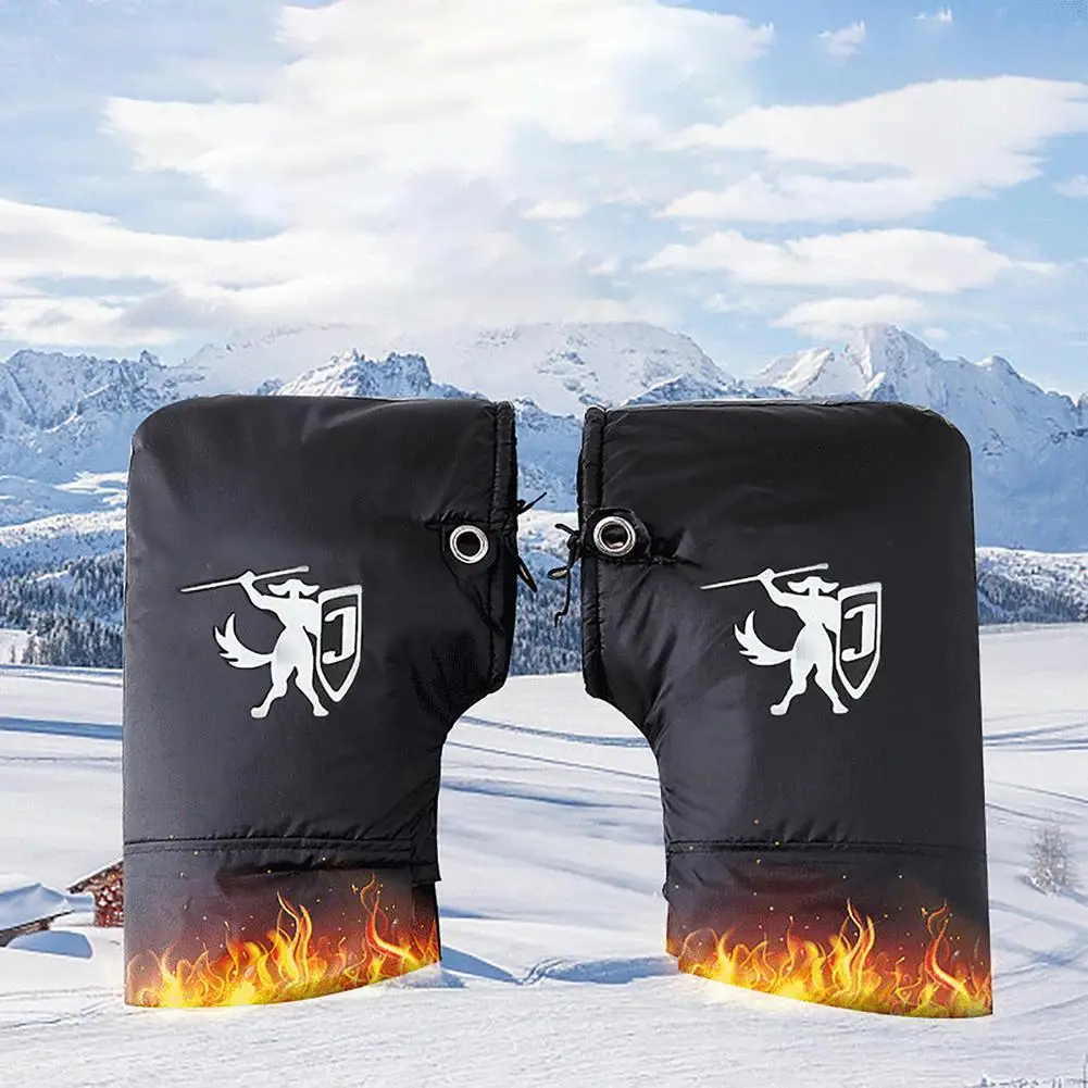 

Motorcycle Handlebar Gloves Warm Handle Bar Muffs Waterproof Windproof Winter Motorbike Scooter Thicken Warmer Thermal Cover