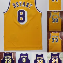 Лос-Анжелес Новая а+++ Качественная мужская майка для взрослых Деннис Родман 73 Карим Abdul-Jabbar 33 Kobe Magic