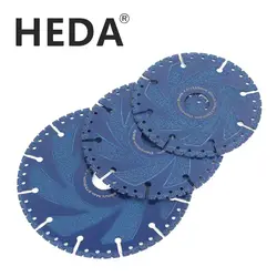 HEDA 115/125/150mm Vacuum Brazed Diamond Saw Blade Multi-Purpose Demolition Cutting Disc For Steel Metal Stone Cast Iron Rebar
