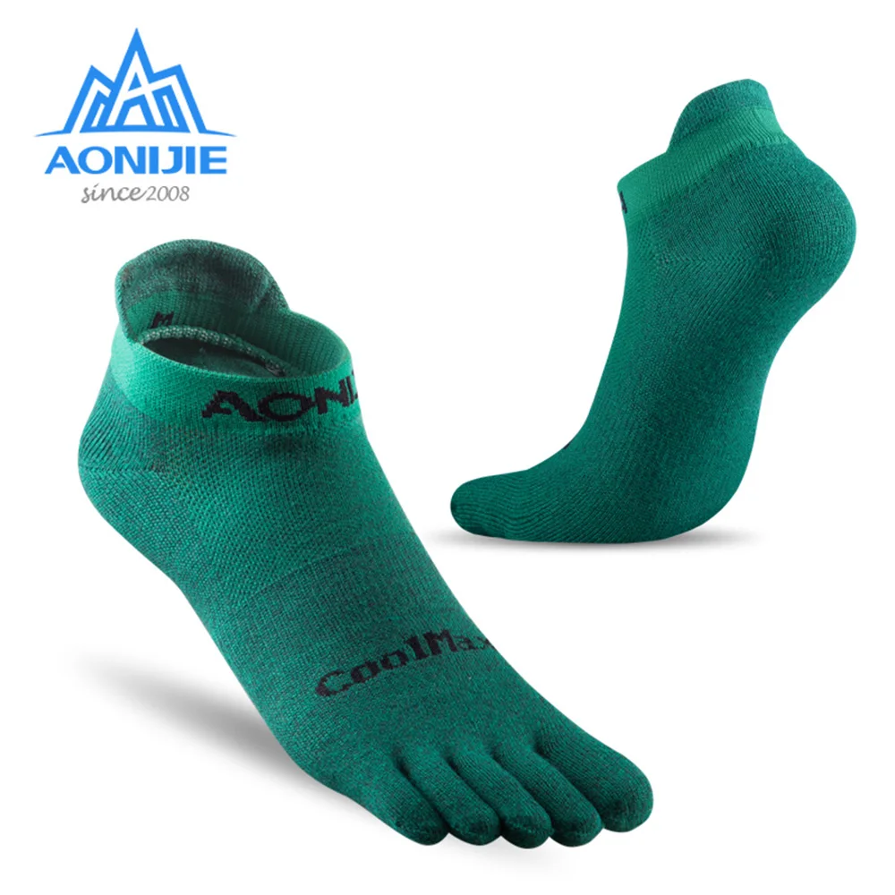 AONIJIE E4110 одна пара легкие низкие спортивные носки для ног четверть пяти бег