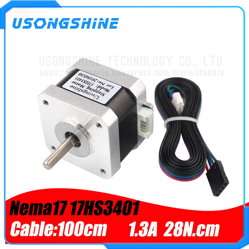 3 шт. 17HS3401 Nema 17 (Национальная ассоциация владельцев электротехнических