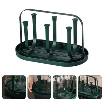 

1pc Practical Cup Drain Shelf Cup Rack Storage Tray Household Cup Holder Cup Tray for Cup Bar Home Kitchen