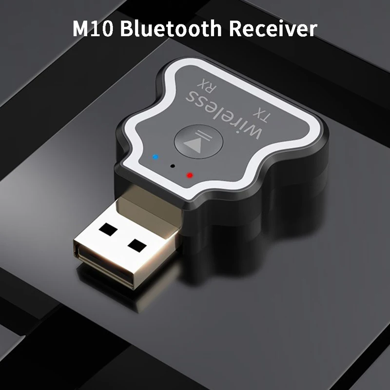 Автомобильный Bluetooth-адаптер Aux USB-передатчик и приемник для ТВ ПК ноутбука