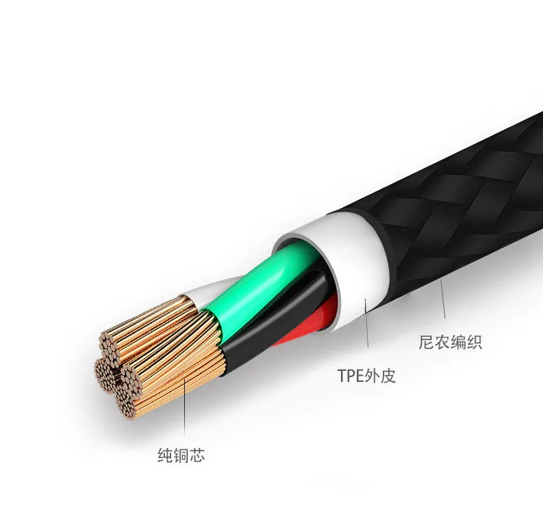 Кабель usb type C для быстрой зарядки samsung Xiaomi, кабель для мобильного телефона, кабель USB C type C, шнур для зарядки и передачи данных для huawei Oneplus