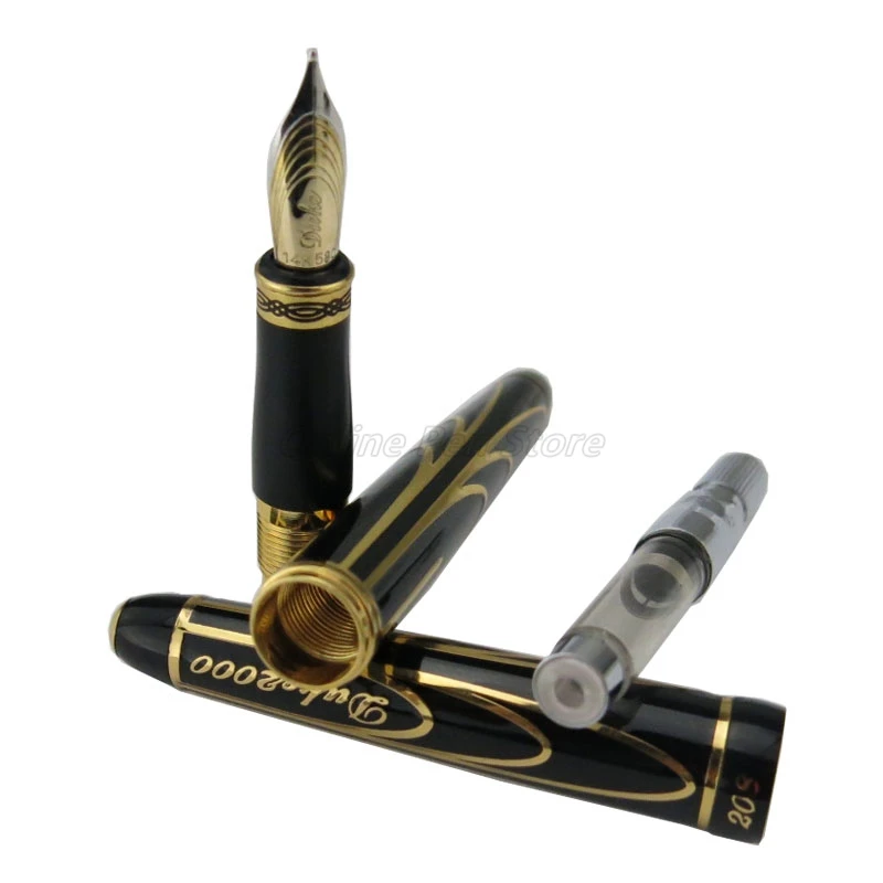 Duke pioneer-万年筆,14k/8k,ファインペン,0.5mm,プロの文房具 