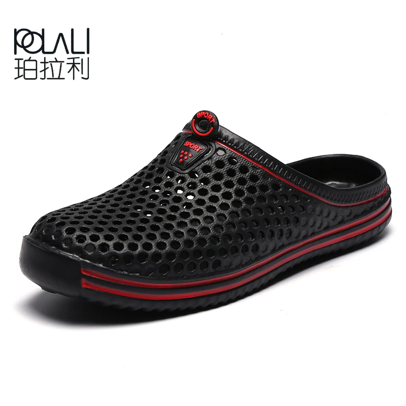 Zapatillas que dan masaje al aire libre para hombre, calzado para jardín, sandalias de piscina, chanclas de baño, zapatillas de playa de verano