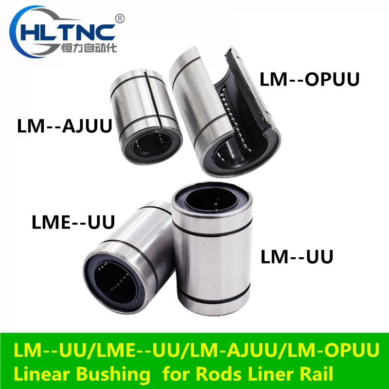 10 шт./лот LM8UU LM10UU LM16UU LM6UU LM12UU LM3UU линейная втулка 8 мм ЧПУ линейные подшипники для