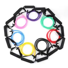 Эластичный тренировки веревка Фитнес для занятий йогой Растяжения Комплект эластичных лент