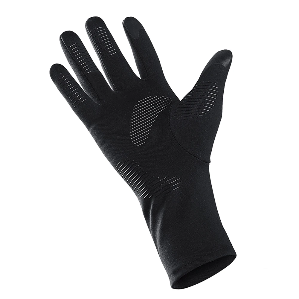 Противоскользящие ветрозащитные теплые сенсорные перчатки зимние теплые перчатки мужские и женские спортивные перчатки с тонкой флисовая подкладка