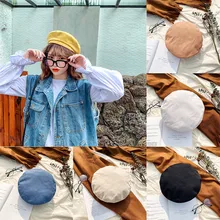 Зимние Головные уборы унисекс, одноцветные, Ретро стиль, теплые шапки для мужчин и женщин, теплые шапки с ушками, весна-осень, новая простая модная шапка