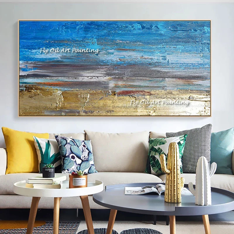 

Природный пейзаж облако океан морская небом пейзажем из плотной ткани постеры с масляной живописью настенные картины для Гостиная украшение дома