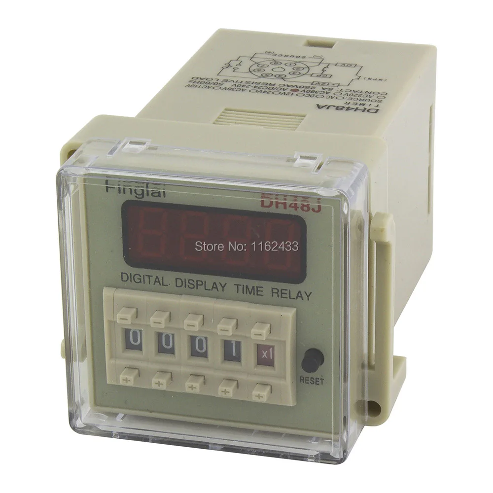 DH48JA DH48J A 8 pin AC 110V Сенсорное Входное Цифровое реле счетчика series 110VAC счета|digital counter
