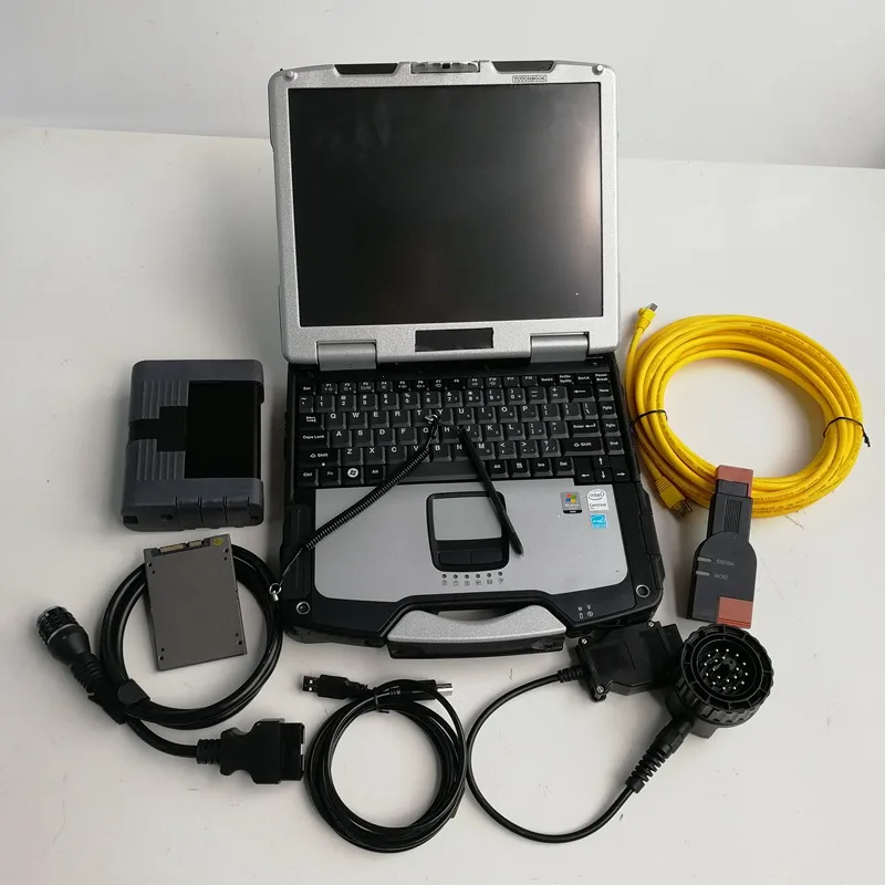 

For Bmw Icom A2+B+C with V07.2019 Software and Expert Mode in Harddisk and used Laptop CF-30 cf30 4g for BMW Icom Diagnosis Tool