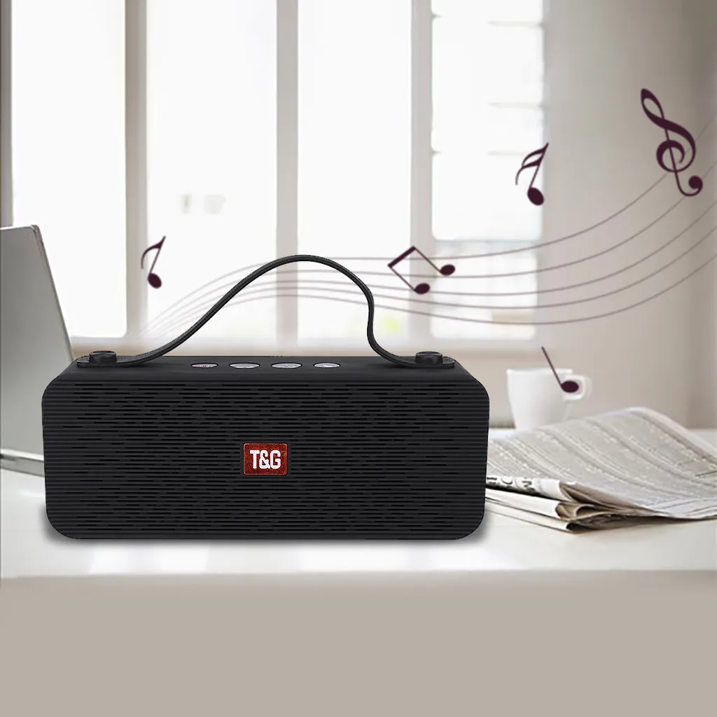 

Bluetooth Speaker Rechargeable HIFI Portable Wireless Blueteeth Stereo TF Card FM Speaker