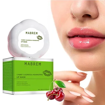 

10g Cherry Flavor Nourish Relieve Dryness Protect Lips Care Mask Lip Mask Night Sleep Maintenance Moisturizing Lips Balm 2020