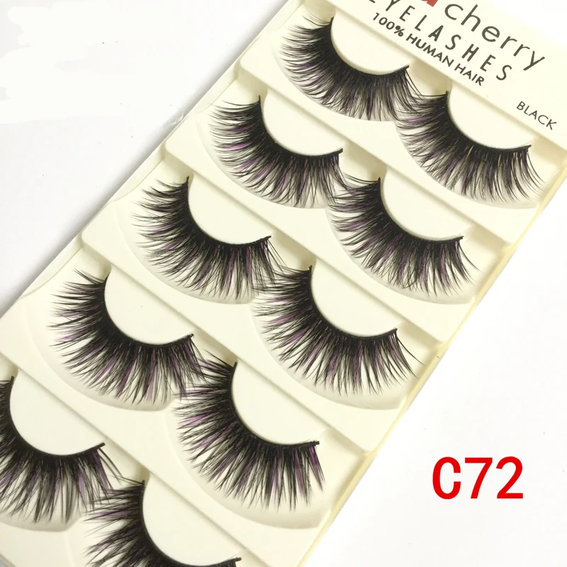5 Pairs 3D False Eyelashes Eyelash Extension Soft Handmade Multi-layer Thick Natural Long Fake Lashes Eye Lashes Makeup Tools