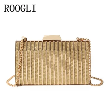 

New black luxury evening bag metal decorative clutch bag wedding party shoulder bag summer women's small square bag/handbag 2020