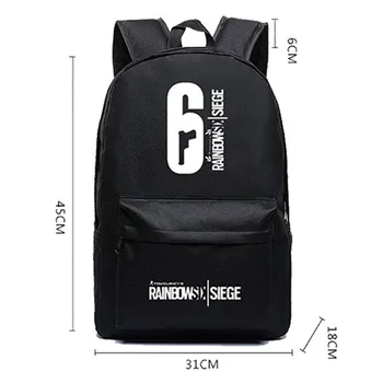 

Rainbow Travel Bag Six Siege Unisex Student Laptop School Shoulder Bag